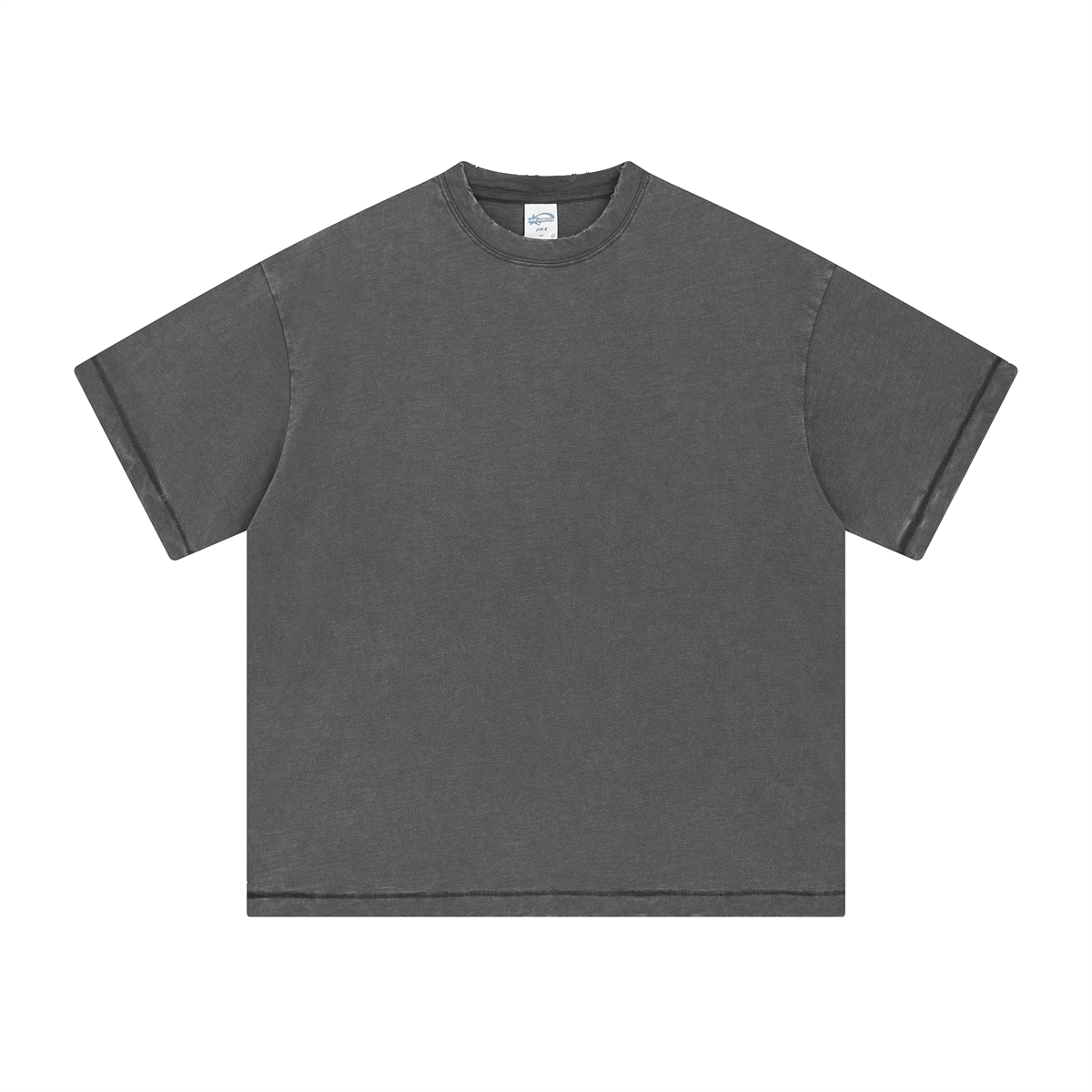 Loose Fit Distressed Cotton Tee 8oz