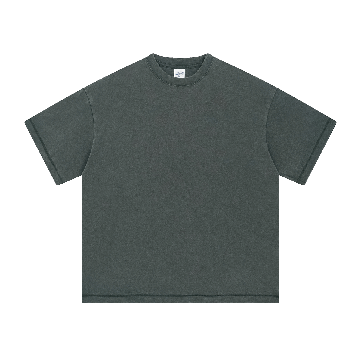 Loose Fit Distressed Cotton Tee 8oz