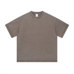 Loose Fit Distressed Cotton Tee 8oz