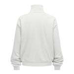 Minimalist Stand Collar Zip Up Sweatshirt
