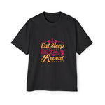 Eat Sleep Cute Repeat Graphic Tee-INNBLAC Fashion Apparel