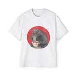 Japanese Monster Kaiju Eating Ramen Graphic Tee-INNBLAC Fashion Apparel
