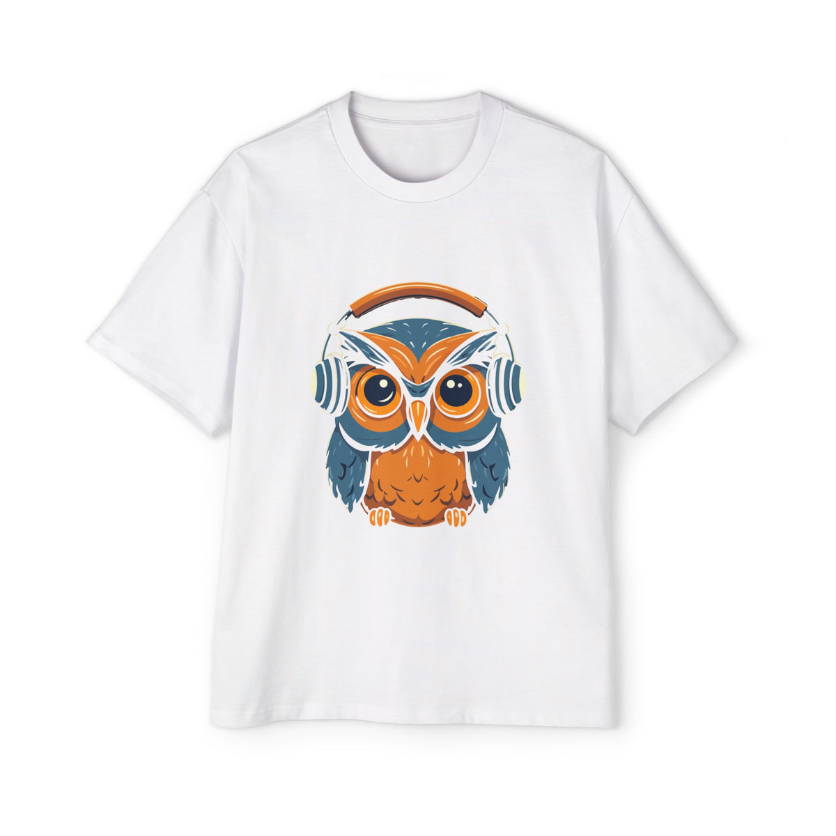 Owl Music Lover Vintage Graphic Tee-INNBLAC Fashion Apparel