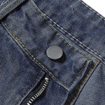 Vintage Washed Baggy Straight-Leg Denim Jeans