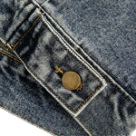 Stand-up Collar American Vintage Denim Jacket