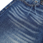 Vintage Washed Wide Leg Denim Shorts