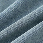 Shorts vaqueros con mariposas bordadas y adornados con perlas