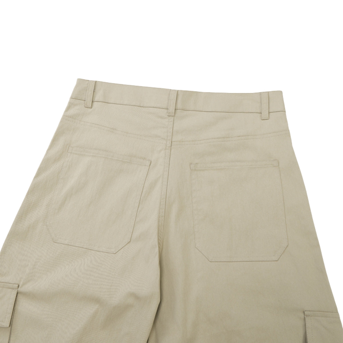 Loose Fit Curved Parachute Pants