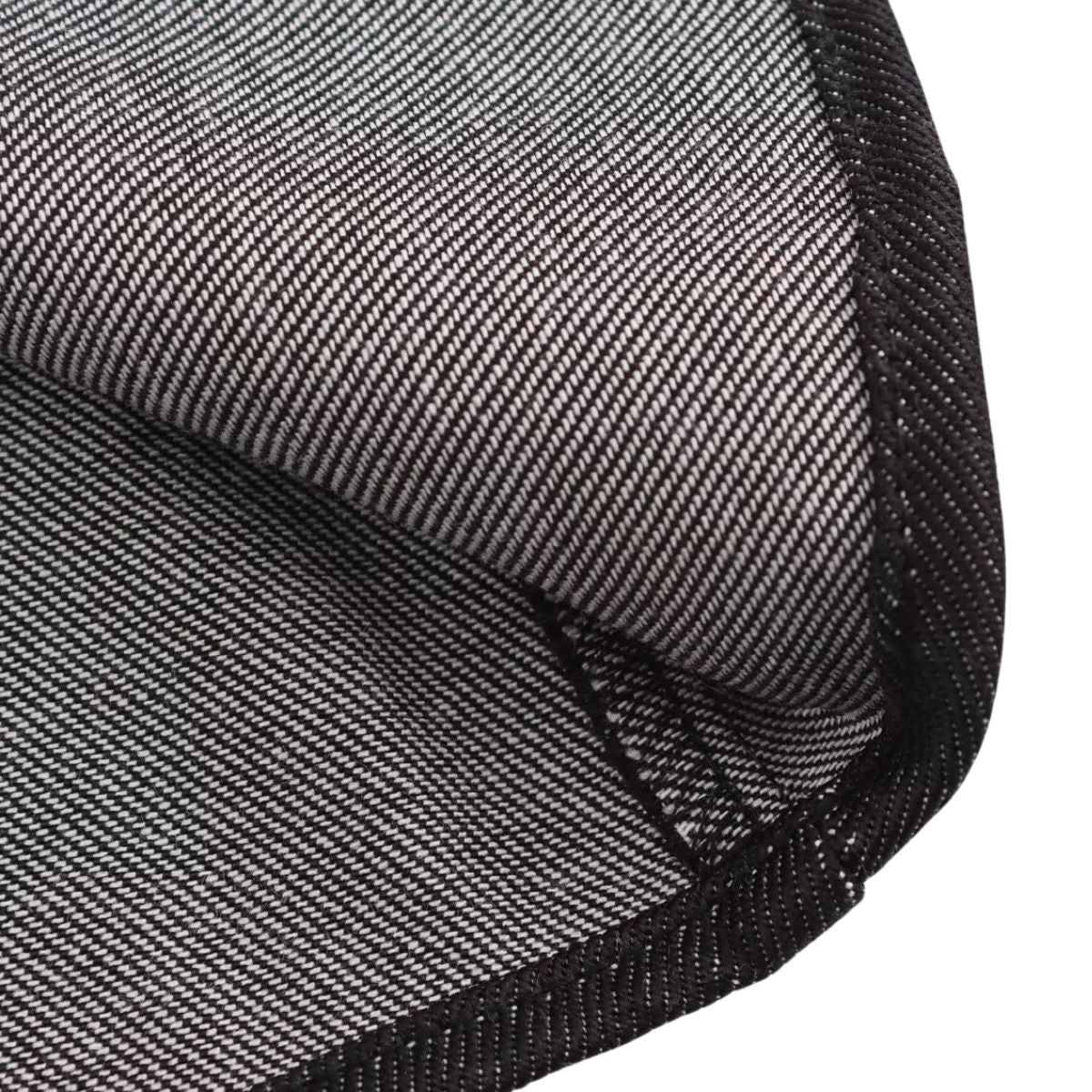 Falda vaquera con bordado de perlas y lavado vintage