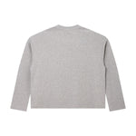 260G Waffle Knit Boxy Long Sleeve Tee