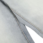 Vintage Washed Slim Flare Jeans