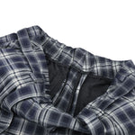 Vintage Plaid Wide Leg Casual Trousers