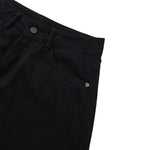 Voluminous Wide‑Leg Twill Casual Pants