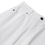 Women's White Denim Mini Skirt