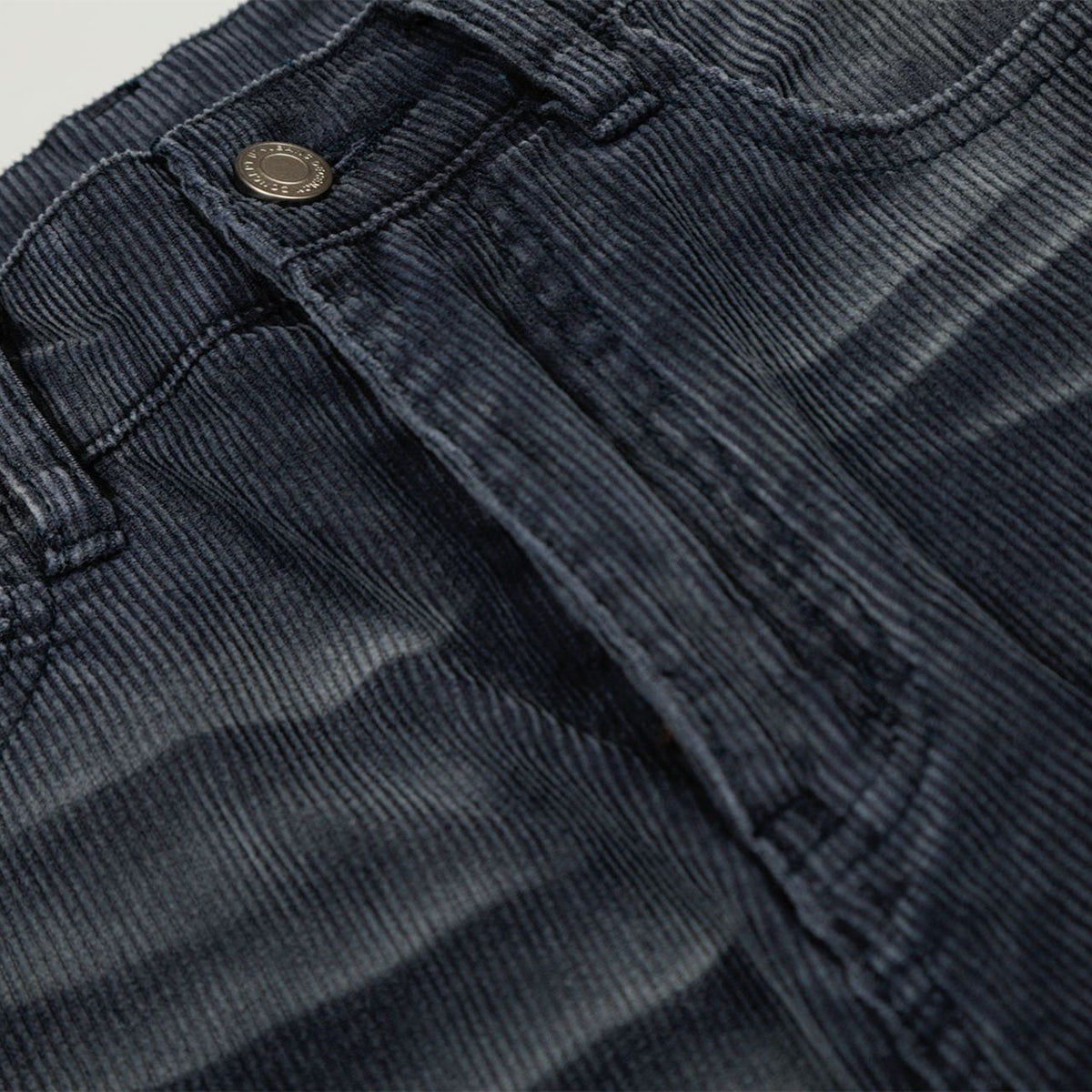 Faded Grey Vintage Wash Wide-Leg Jeans