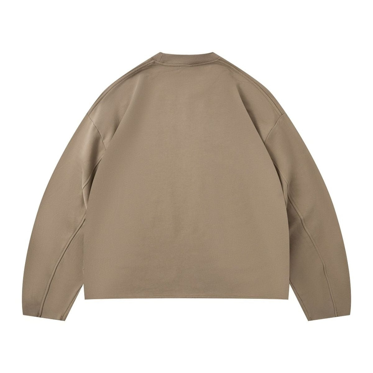 Curved Sleeve Modal French Terry Long Sleeve Tee