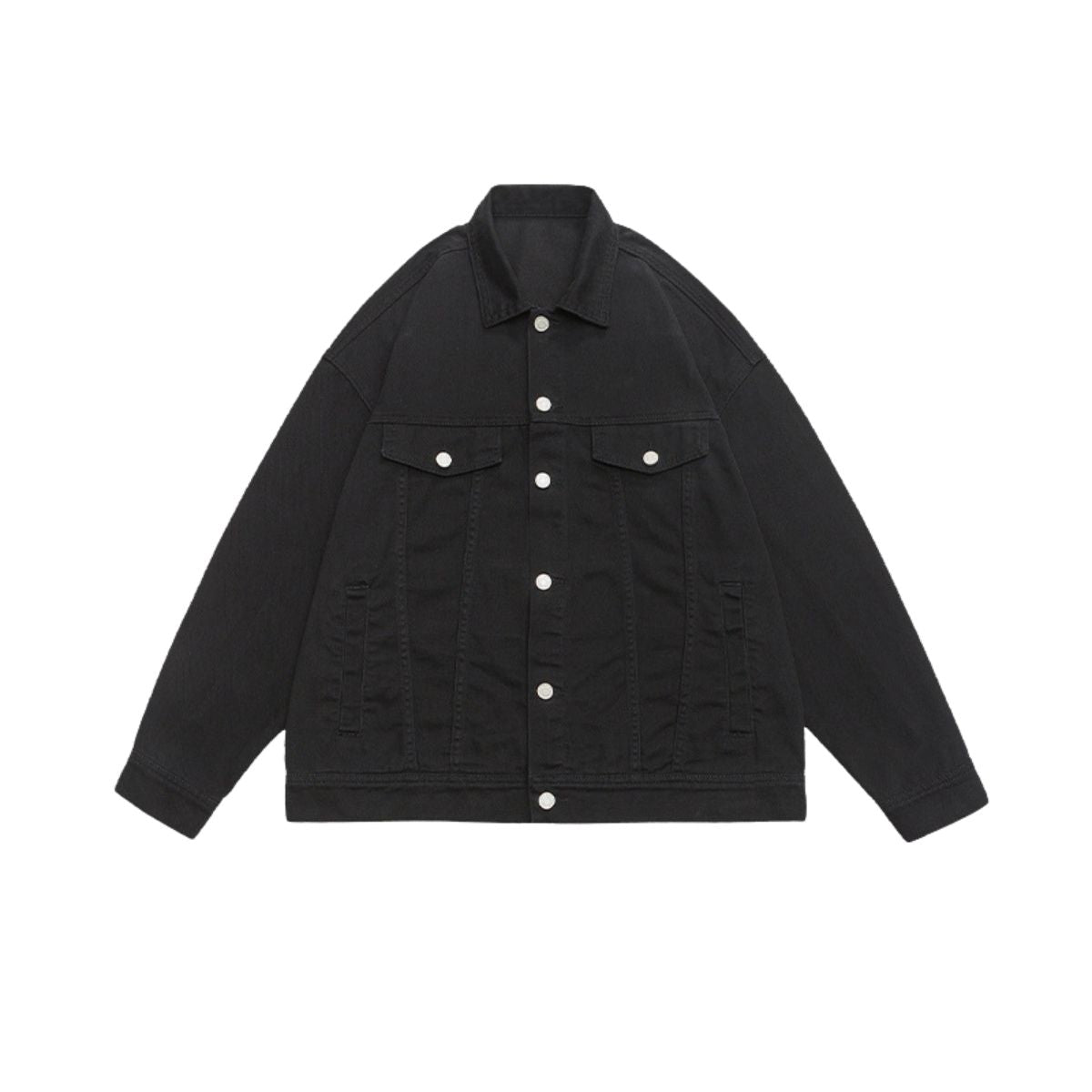 Unisex Washed Trucker Denim Jacket