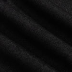 Minimalist Wide Leg Black Jeans