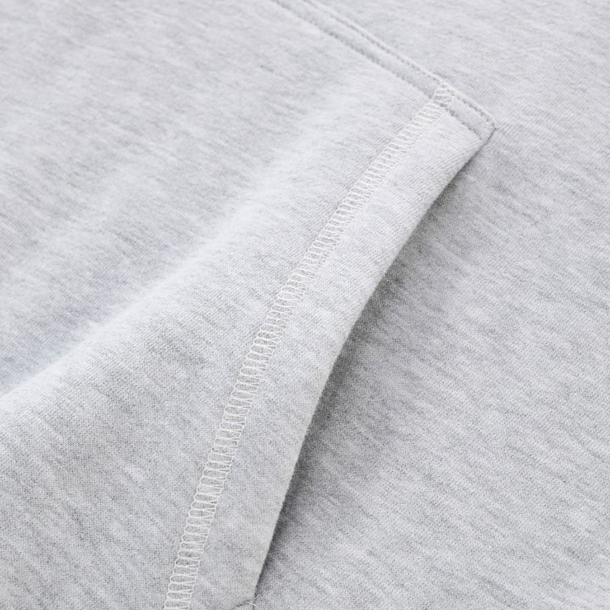 Boxy Flatlock Stitch Fleece Lined Hoodie