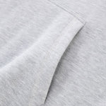 Boxy Flatlock Stitch Fleece Lined Hoodie