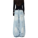 Vintage Star Embellished Wide Leg Jeans