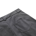 Vintage Pinstripe Wide Leg Cropped Trousers