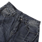 Vintage Whiskered Straight Leg Jeans
