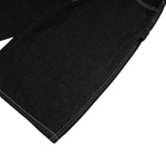 Bermudas con lavado vintage y salpicaduras de tinta