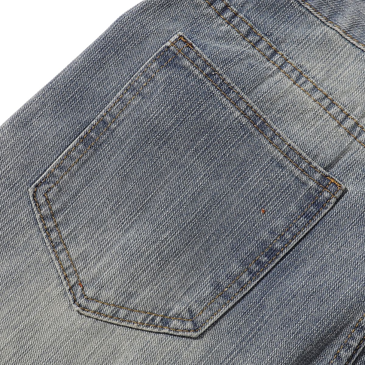 Vintage Slub Denim Barrel Leg Jeans