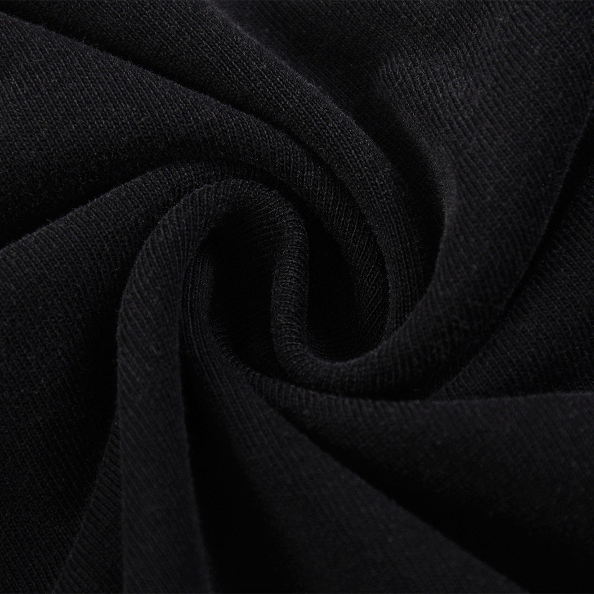 Black Washed Cotton Ripped Sweatshirt