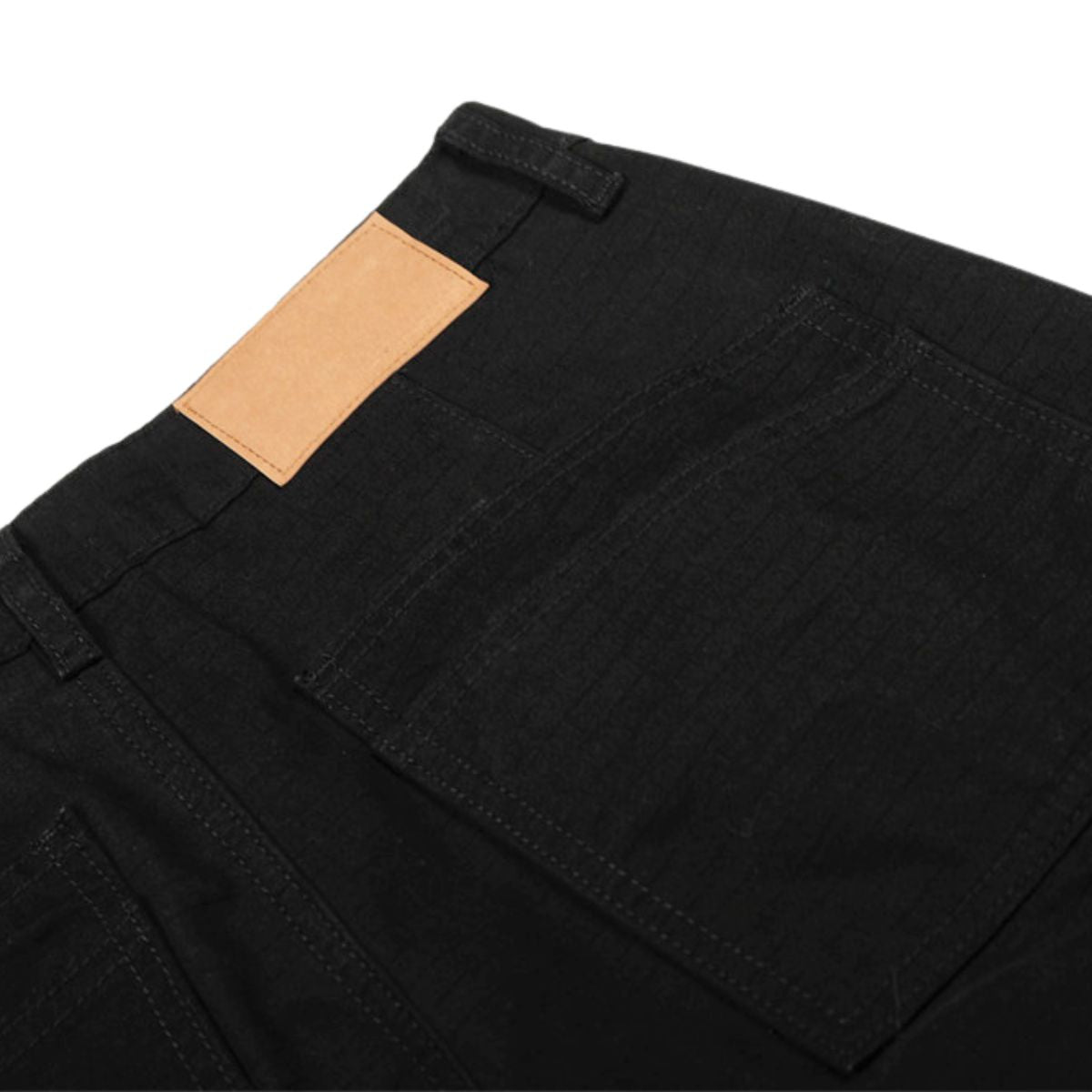 Men's American Street Cargo Curved Pants Loose Raw Edge Large Pockets