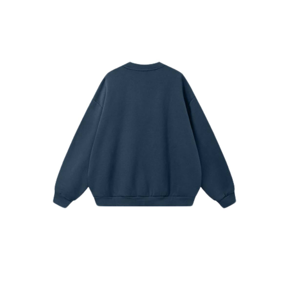Heavyweight Fleece Boxy Drop ShoulderCrew Neck Sweatshirt