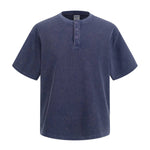 Camiseta de algodón lavado vintage Batik de 8,25 oz