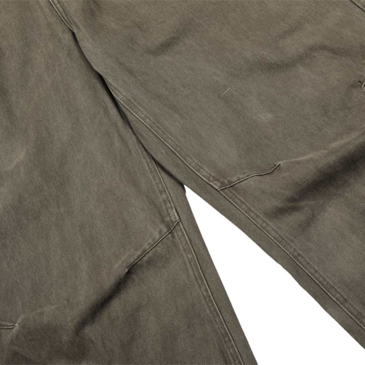 Men's Washed Punk Pleated Loose-Fit Casual Wide-Leg Denim Pants