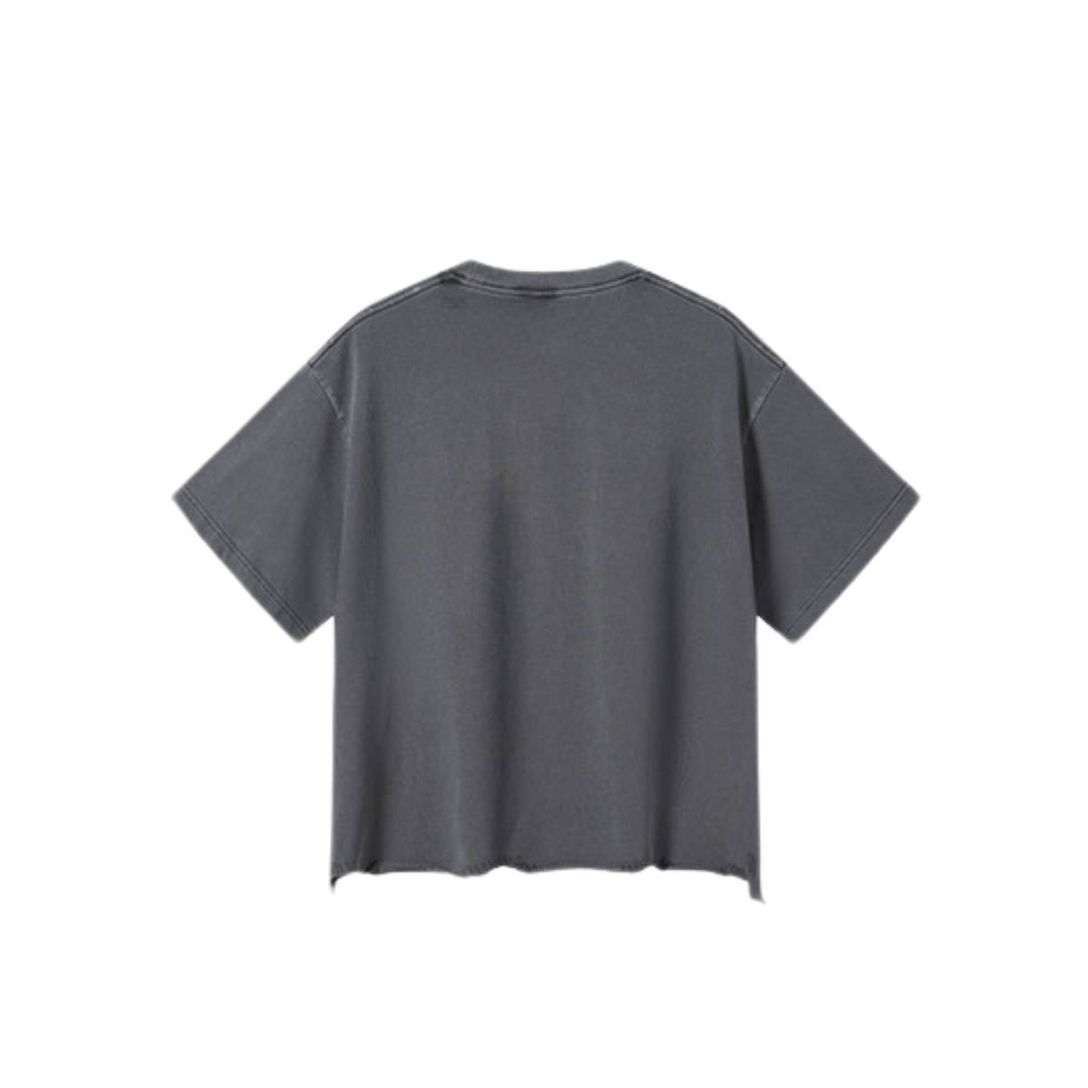 Camiseta desteñida con lavado a la piedra de 7.5 oz