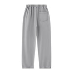Loose Draped Wide‑Leg Washed Distressed Casual Pants