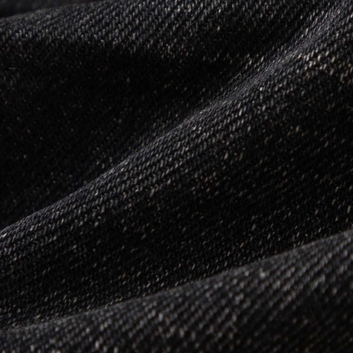 Vintage Washed Black Whiskered Wide Leg Jeans
