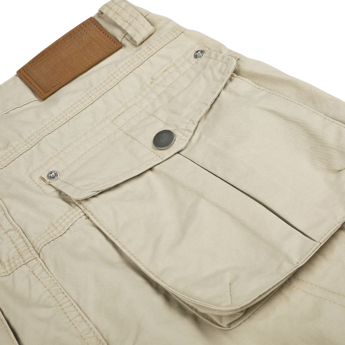 Constructed Multi-Pocket Wide Leg Cargo Trousers