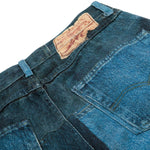 Smoke Rise Patch-Print Barrel Leg Jeans