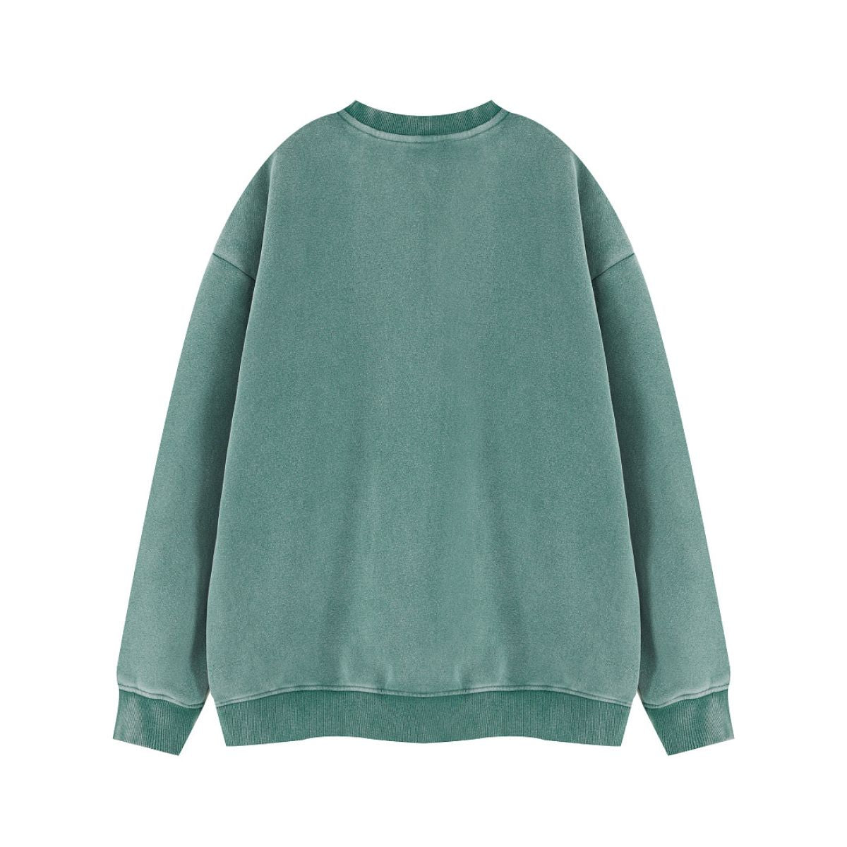 Heavyweight Fleece Washed Vintage Crew Neck Sweatshirt