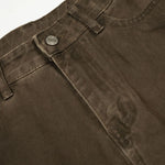 Curved Panel Wide-Leg Utility Cargo Pants