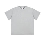 Camiseta de algodón de color liso para hombre de 7.8 oz