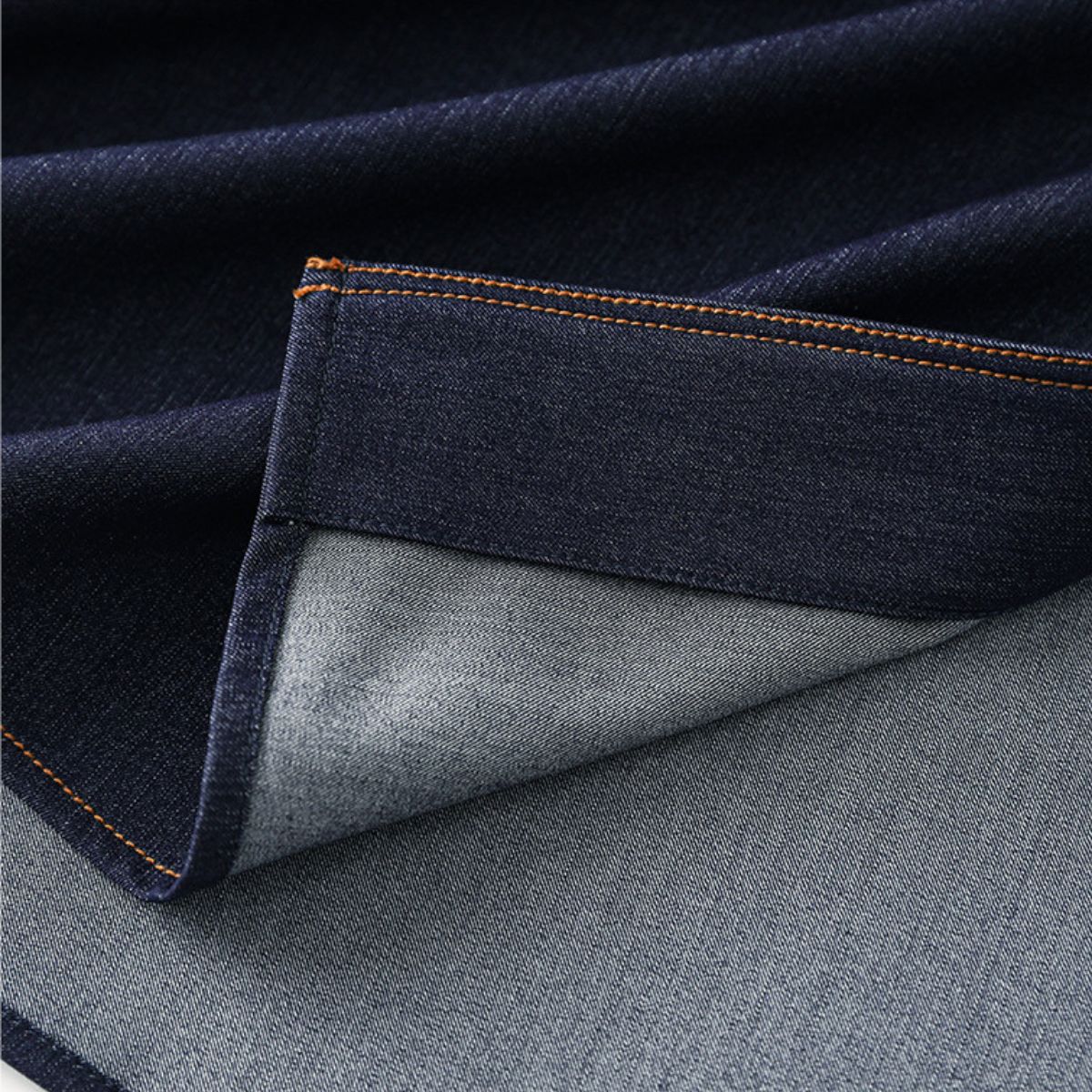 Short-Sleeve Belted Denim Knee-Length Shirtdress