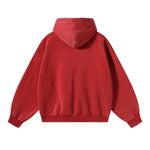 Sudadera con capucha de felpa de novio de gran tamaño