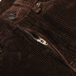 Dark Brown Wide Leg Relaxed Corduroy Pants