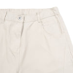 High Waist Structured Seam Relaxed Draped Wide Leg Pants