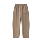 Old‑Money Thick Warm Drawstring Scimitar Wide‑Leg Pants