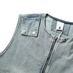 Shorts vaqueros con mariposas bordadas y adornados con perlas