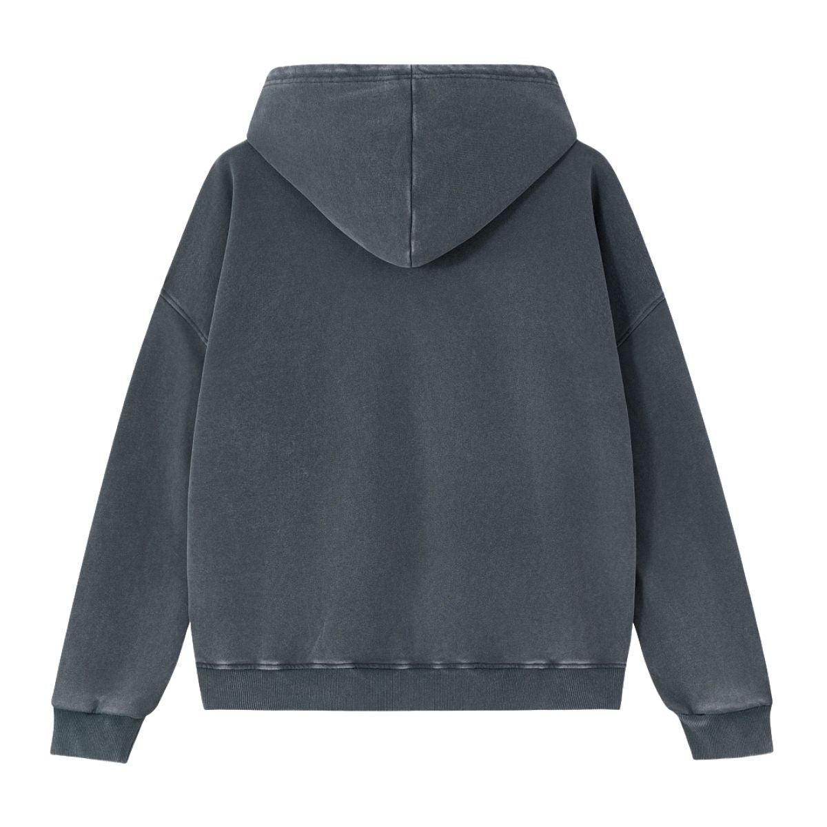 Cotton Heavyweight Washed Distressed Terry Hoodie