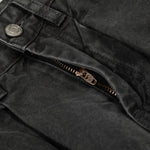 Unique Distressed Oversized Black Cargo Jeans